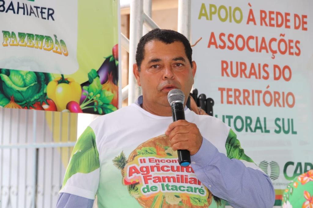 Presidente do Conselho Municipal de Desenvolvimento Rural Sustentável de Itacaré, José Alves Bubu.jpeg