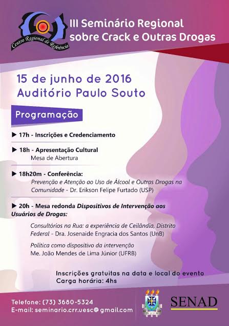 III seminario regional crack e outras drogas